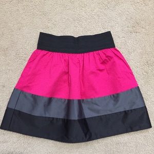 Spring Street Mini Skirt Size Medium Pink Black
